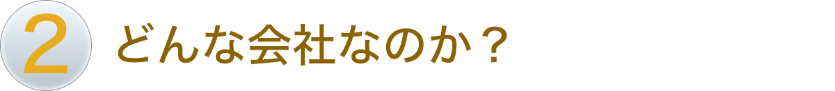 どんな会社なのか？