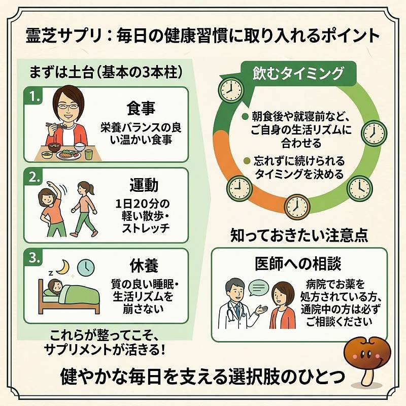 毎日の健康習慣に取り入れるポイントと知っておきたい注意点